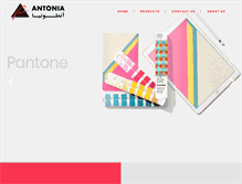 Tablet Screenshot of antoniagroup.com